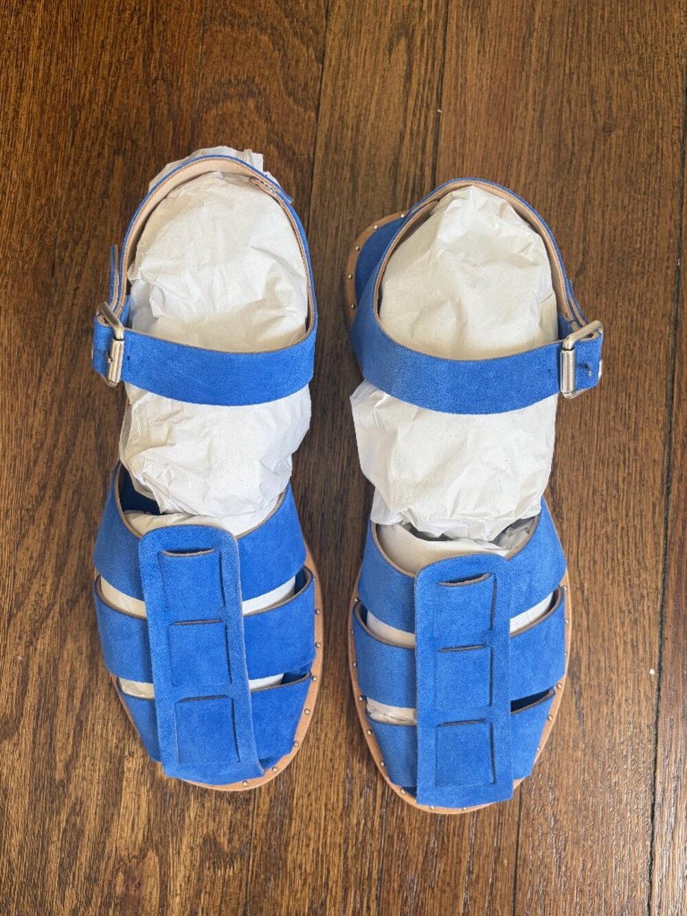 Freda Salvador Sera Fisherman Sandal in Cobalt - Picture 7 of 9